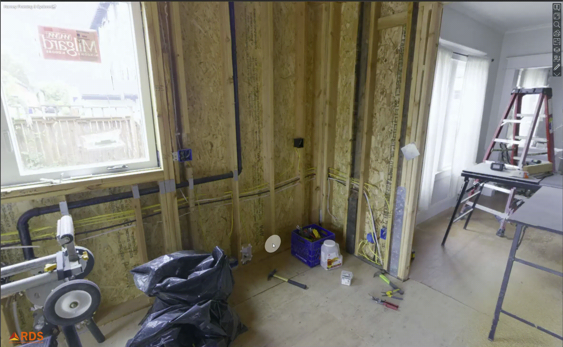 Interactive 3D virtual site access walkthrough