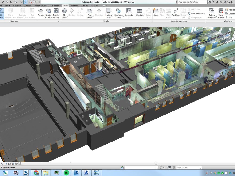 Copy of Revit Model and Point Cloud